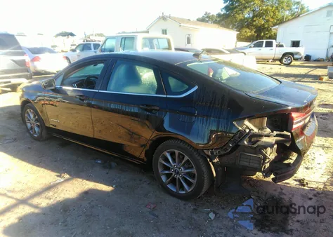 2017 Ford Fusion Hybrid Se из США, поврежденный, VIN 3FA6P0LU0HR381693